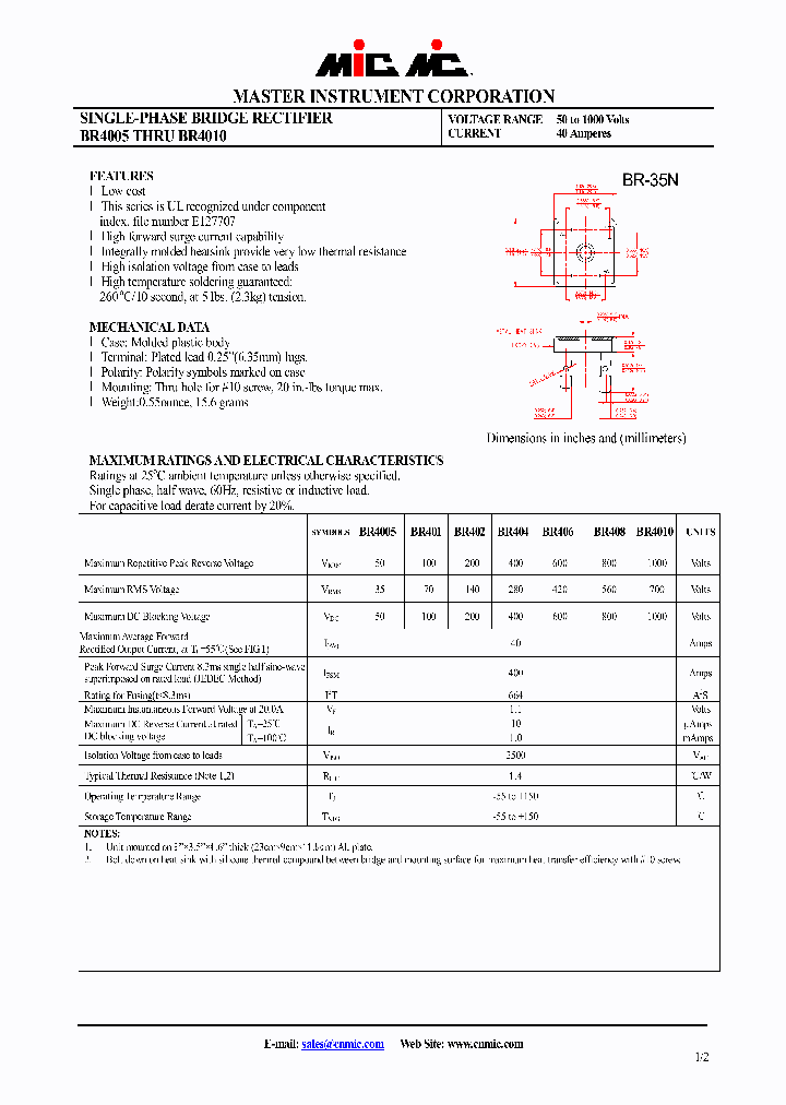 BR401_5220722.PDF Datasheet