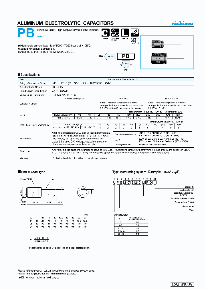 UPB1V222MPD_5233154.PDF Datasheet