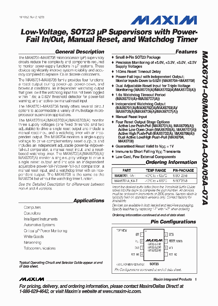 MAX6703ALKA_5247186.PDF Datasheet