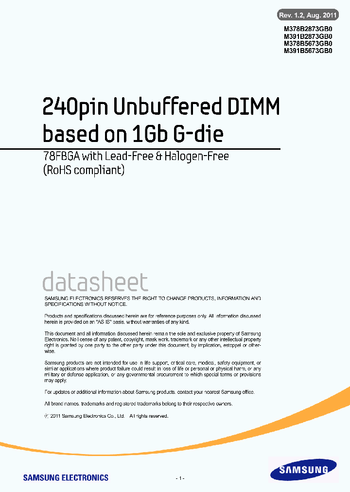 M391B2873GB0_5282018.PDF Datasheet