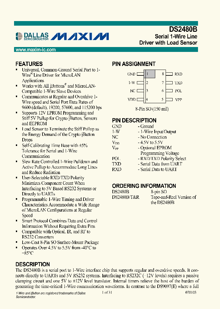 DS2480B_5299308.PDF Datasheet