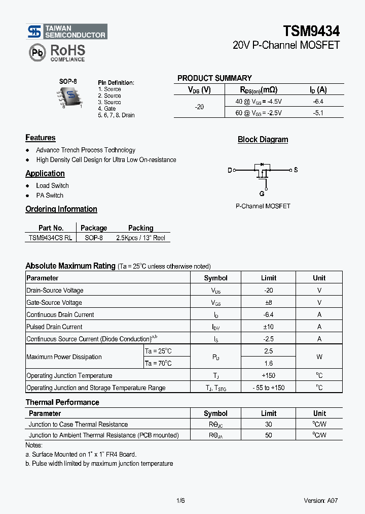 TSM94340712_5307625.PDF Datasheet