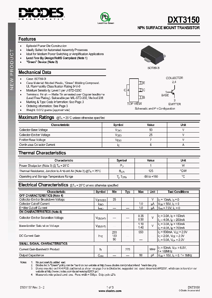 DXT3150_5319306.PDF Datasheet