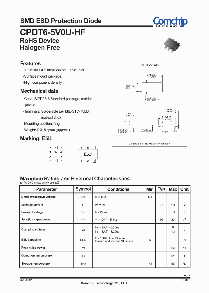 CPDT6-5V0U-HF_5326253.PDF Datasheet
