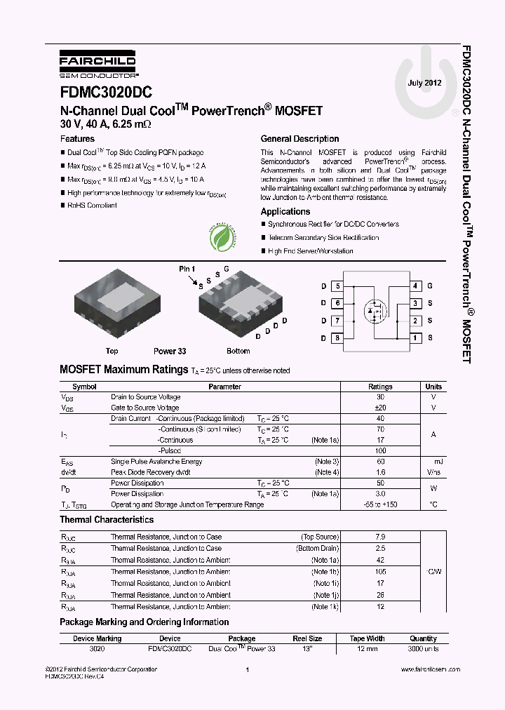 FDMC3020DC_5325696.PDF Datasheet