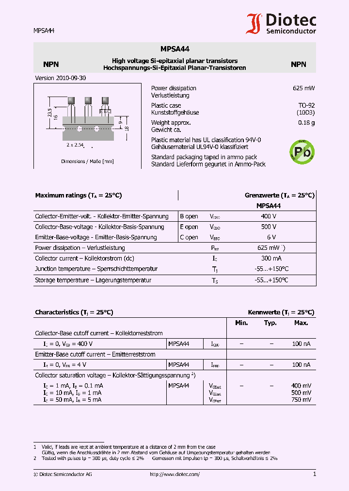 MPSA44_5338705.PDF Datasheet