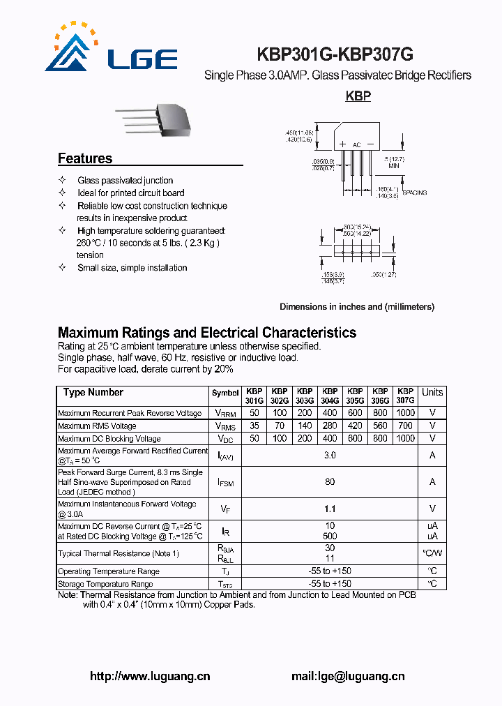 KBP301G_5342388.PDF Datasheet