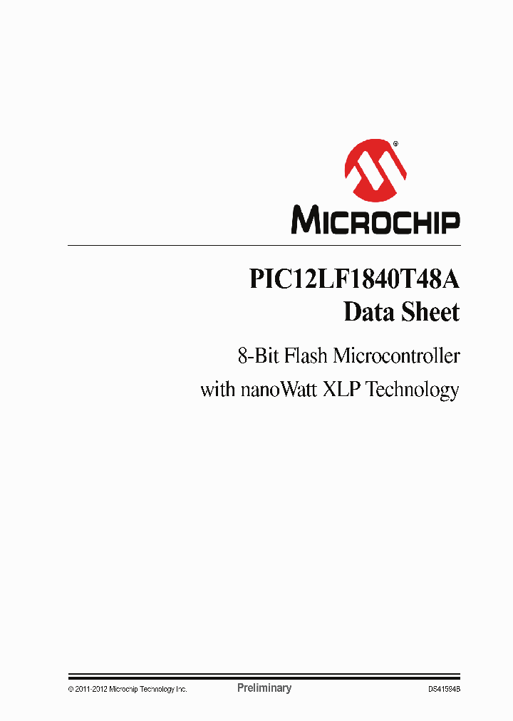 PIC12LF1840T48A_5345231.PDF Datasheet