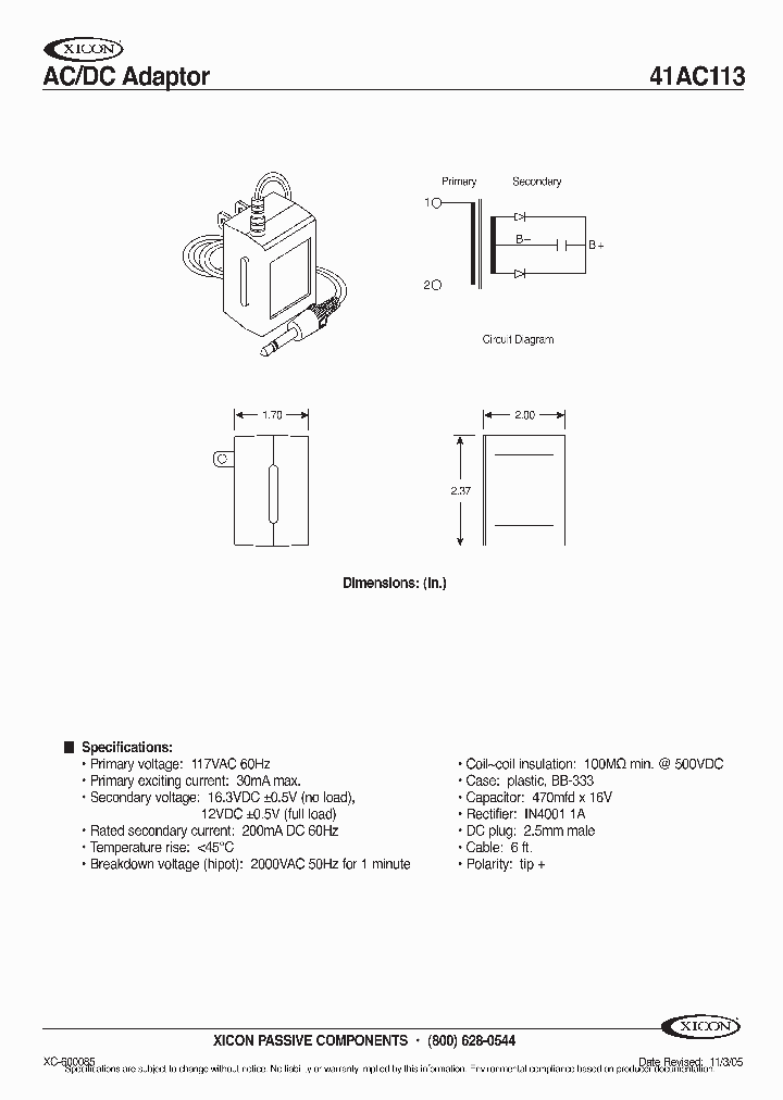 41AC113_5354712.PDF Datasheet