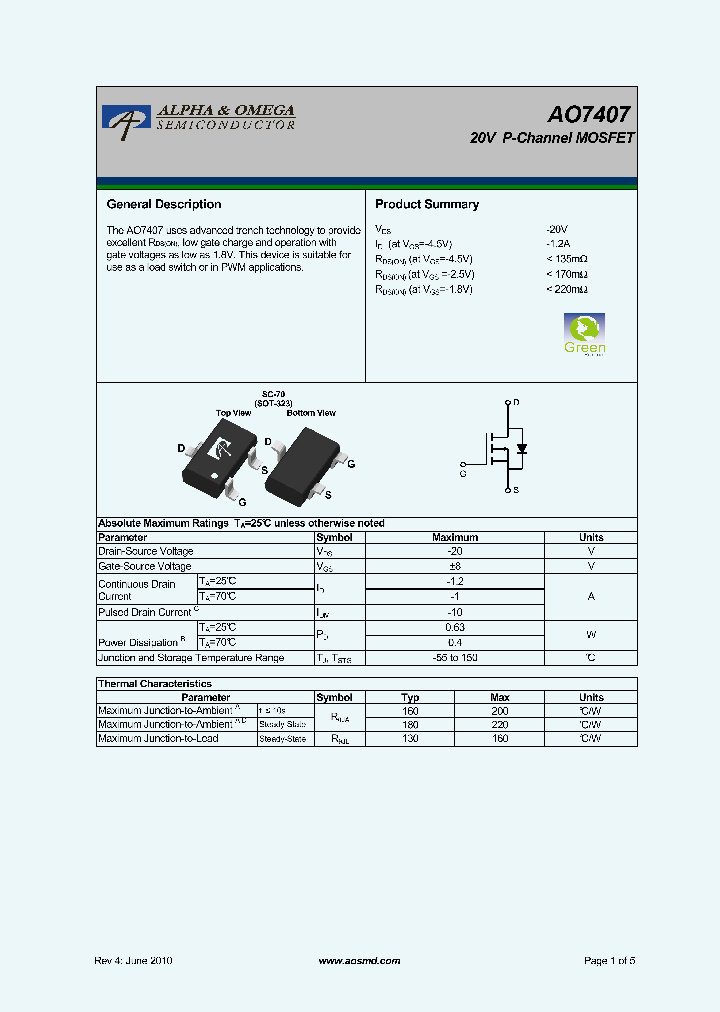 AO7407_5365977.PDF Datasheet