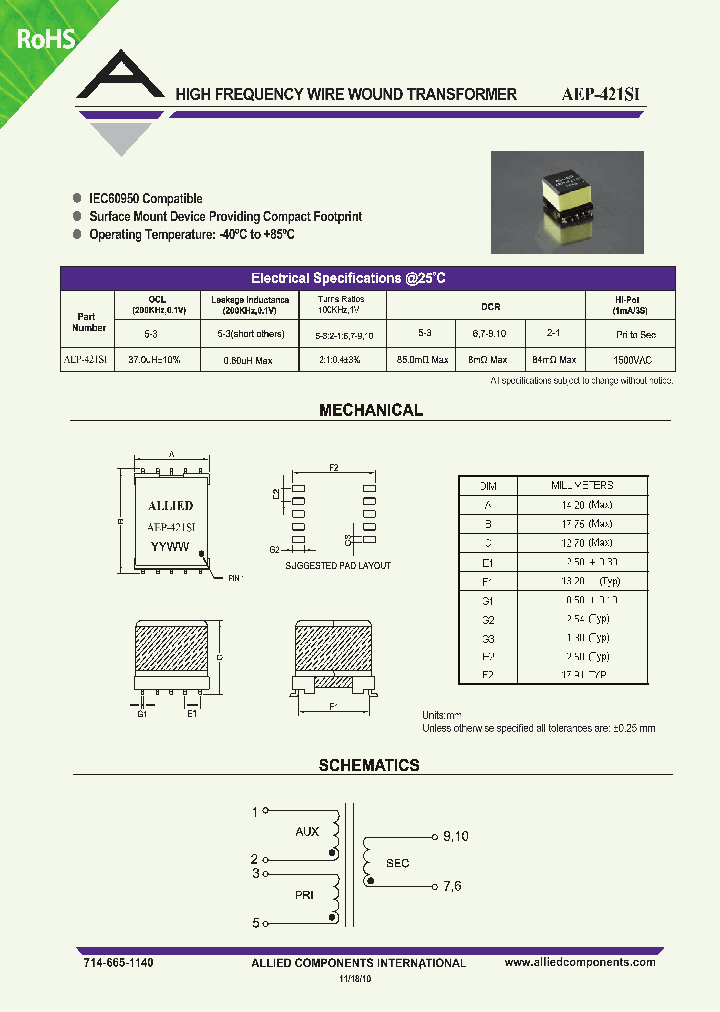 AEP-421SI_5371111.PDF Datasheet
