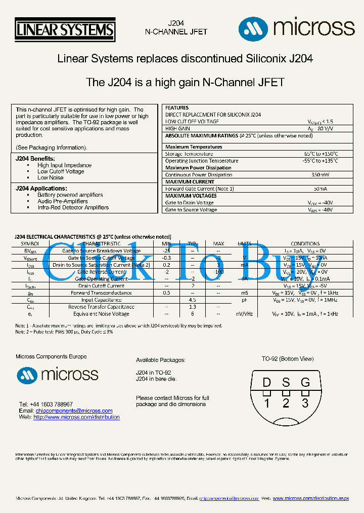 J204TO-92_5375875.PDF Datasheet