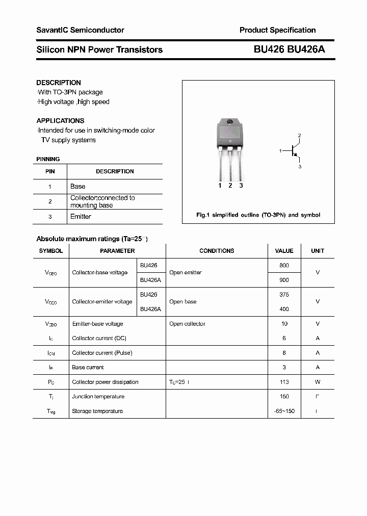 BU426A_5376587.PDF Datasheet