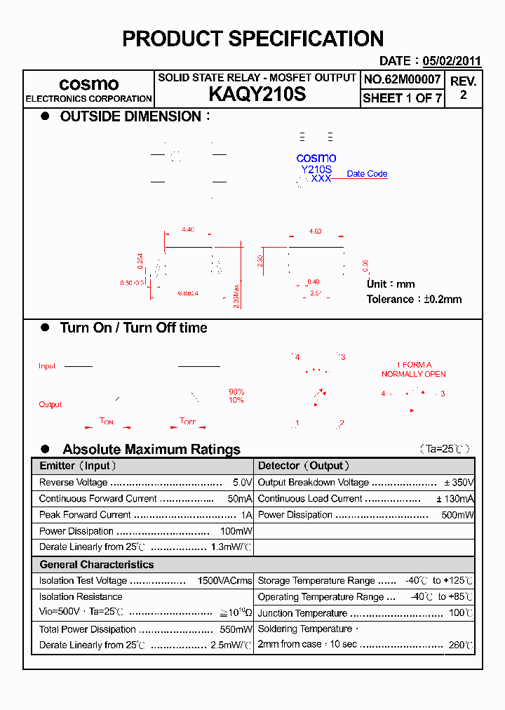 KAQY210S11_5377505.PDF Datasheet