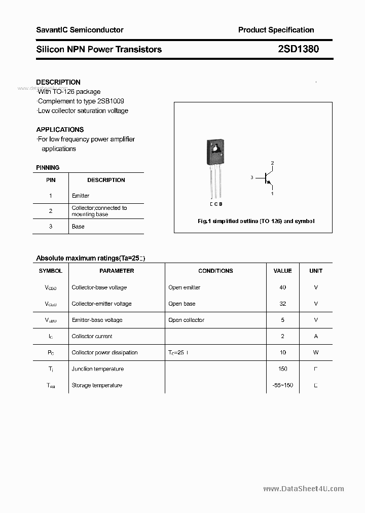 2SD1380_5383041.PDF Datasheet
