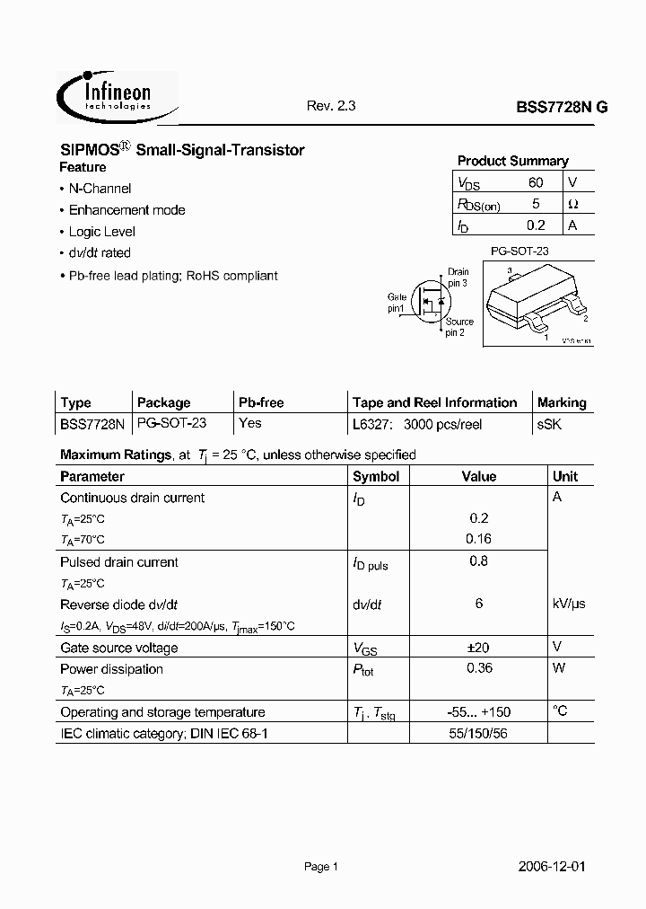 BSS7728NG_5383770.PDF Datasheet