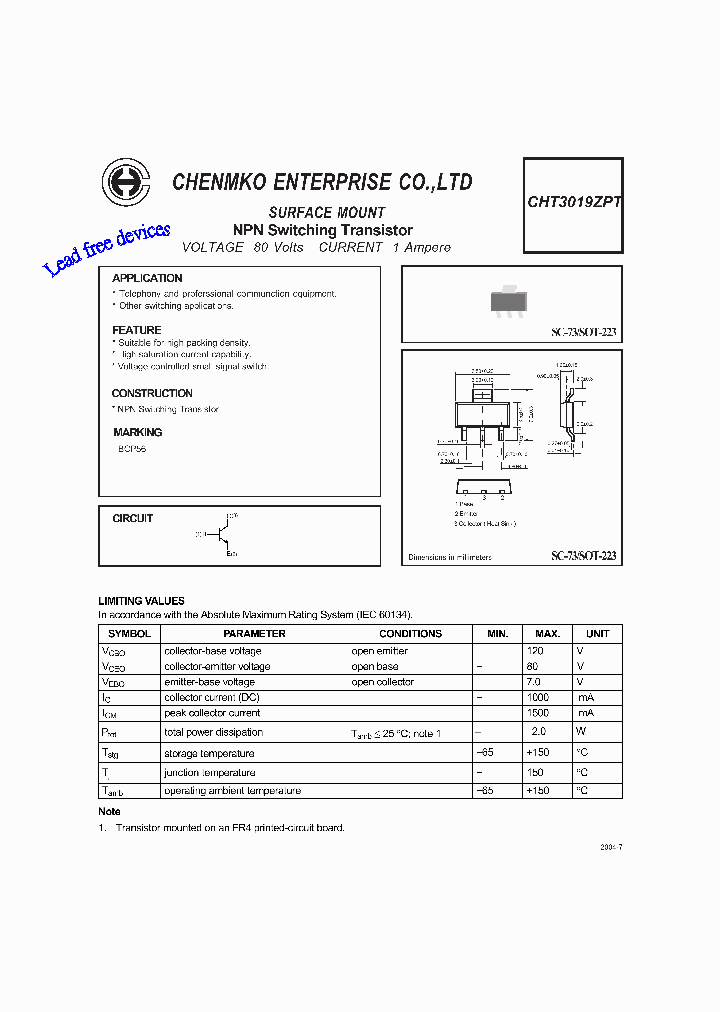 CHT3019ZPT_5394442.PDF Datasheet