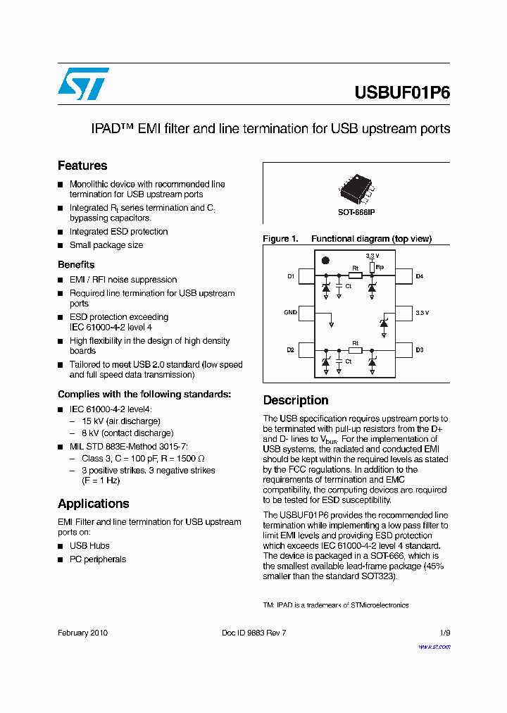 USBUF01P610_5395065.PDF Datasheet