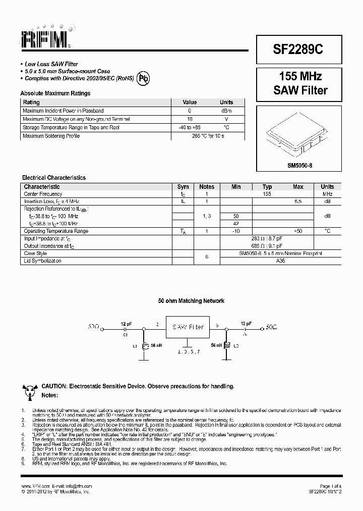 SF2289C_5401951.PDF Datasheet