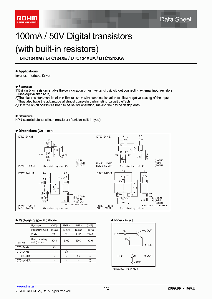 DTC124XE_5407267.PDF Datasheet