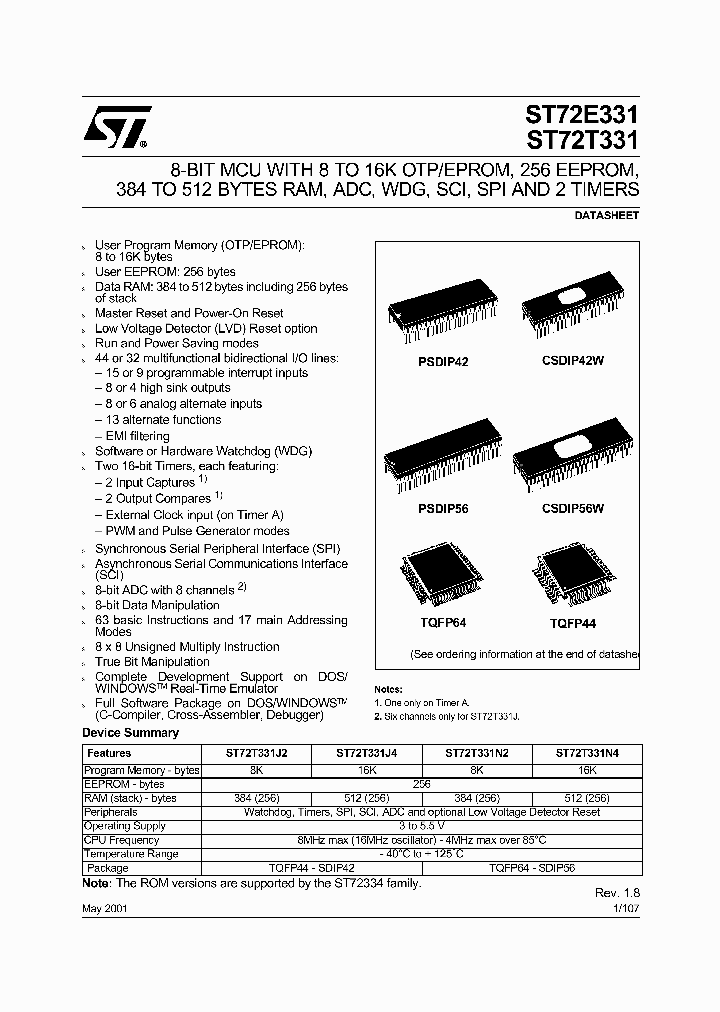 ST72T331N2B3S_5412182.PDF Datasheet