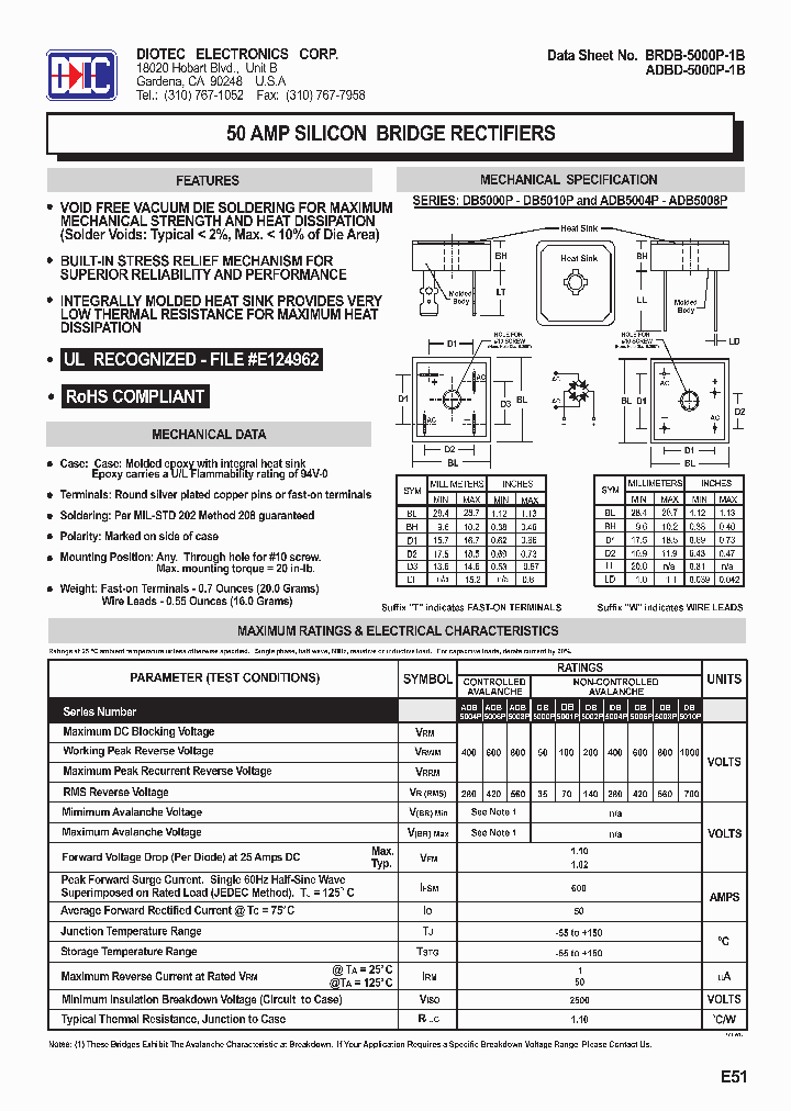 BRDB-5000P-1B_5412547.PDF Datasheet