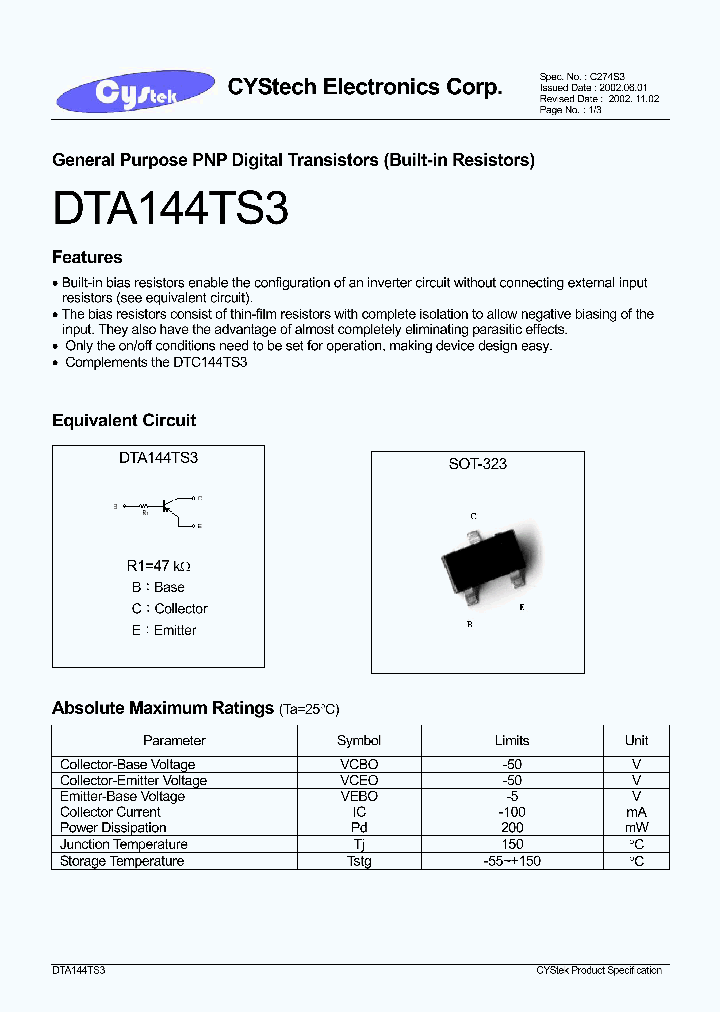 DTA144TS3_5412934.PDF Datasheet