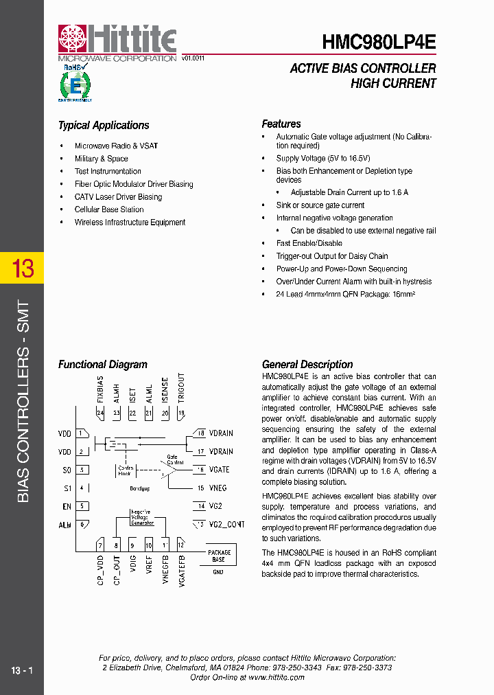 HMC980LP4E1109_5418600.PDF Datasheet