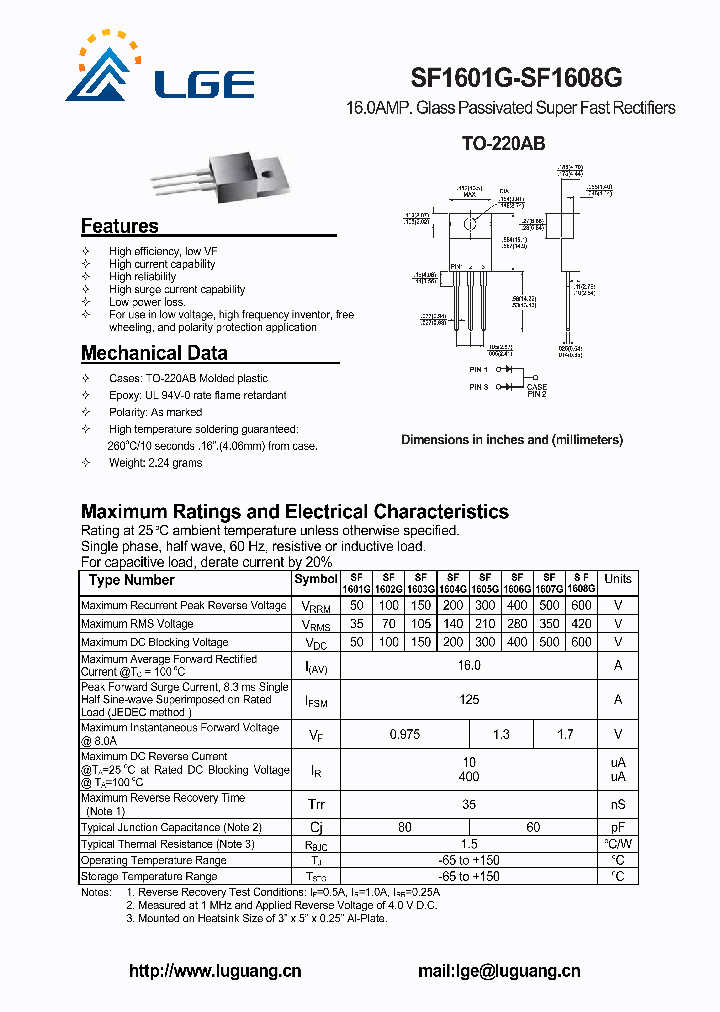 SF1601G_5429422.PDF Datasheet
