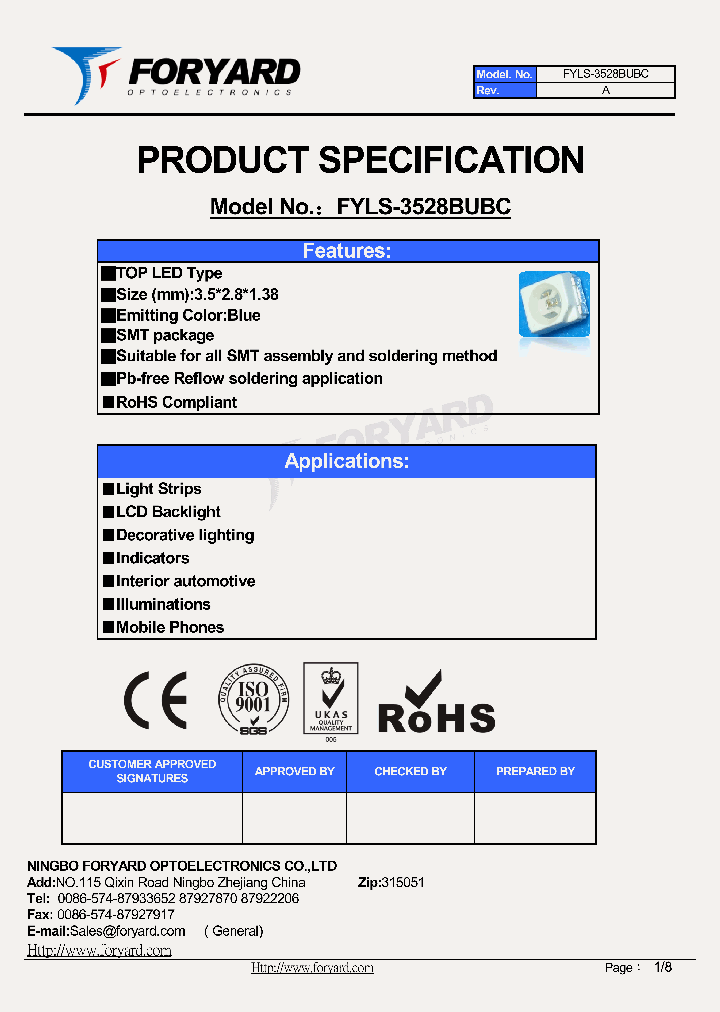 FYLS-3528BUBC_5436774.PDF Datasheet