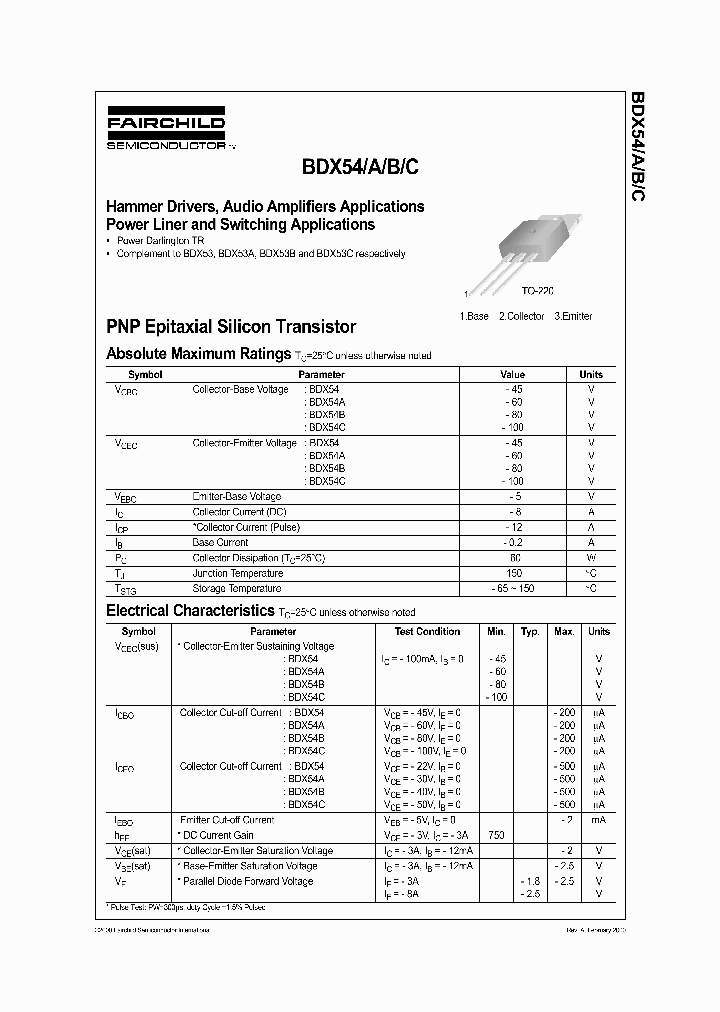 BDX54BTU_5437970.PDF Datasheet