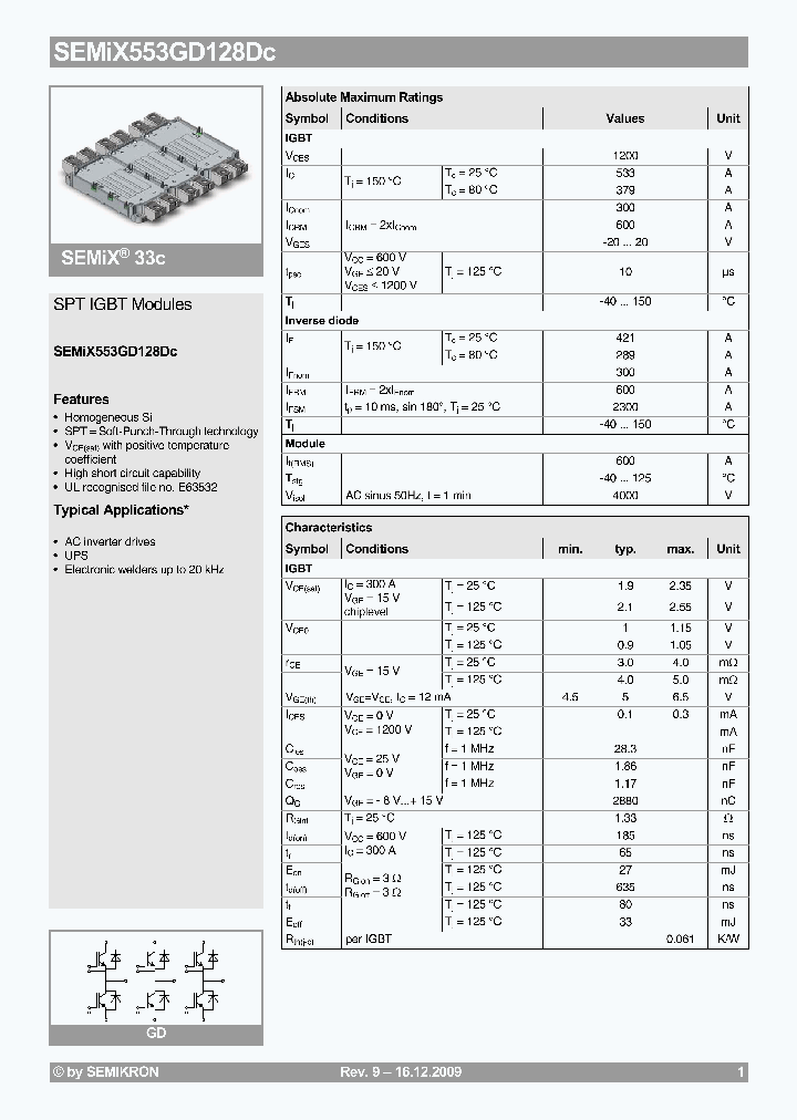 SEMIX553GD128DC09_5446525.PDF Datasheet