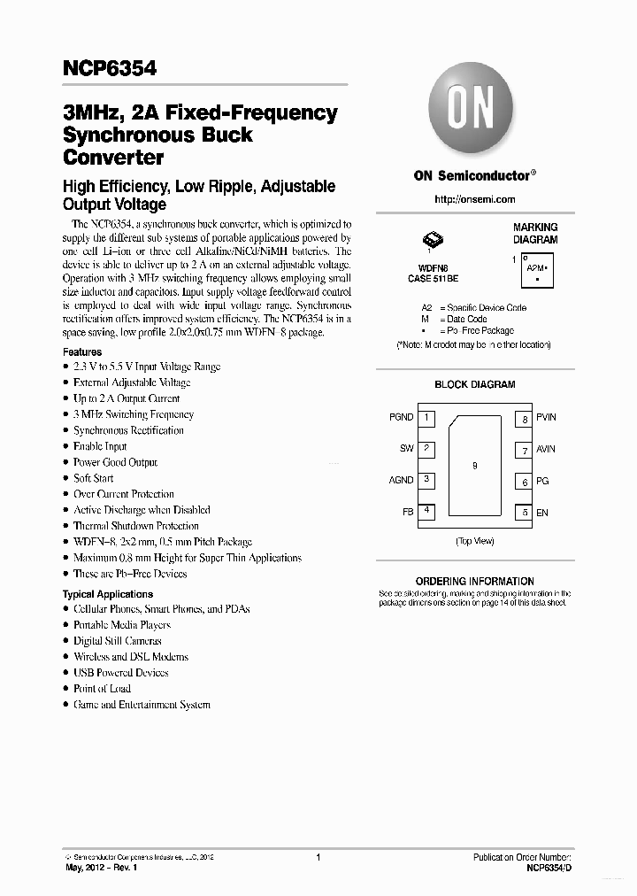 NCP6354_5453405.PDF Datasheet