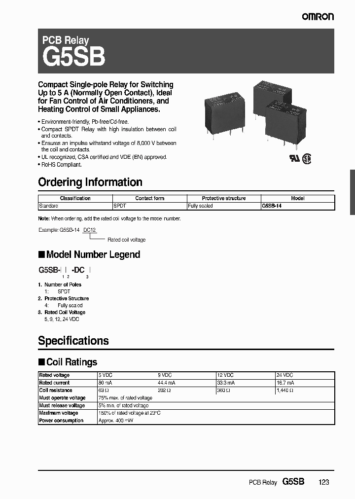 G5SB-14DC12_5455789.PDF Datasheet