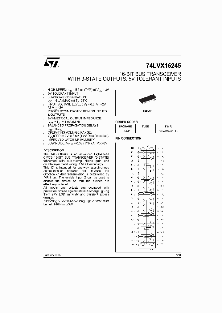 74LVX16245TTR_5468211.PDF Datasheet