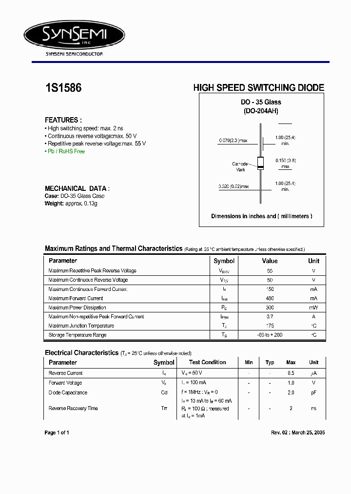 1S1586_5476850.PDF Datasheet