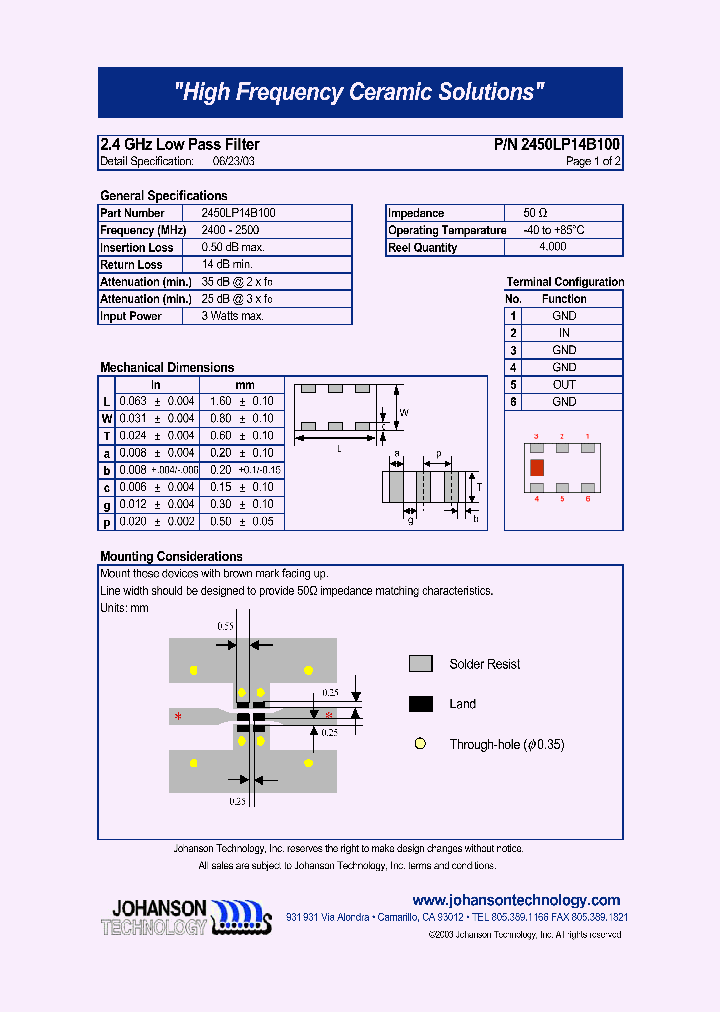 2450LP14B100_5477917.PDF Datasheet