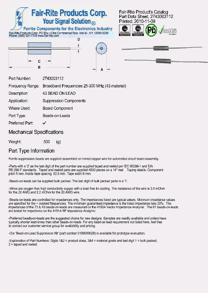 2743003112_5488078.PDF Datasheet