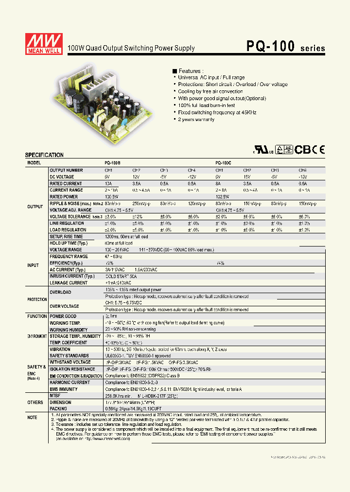 PQ-100D_5499602.PDF Datasheet