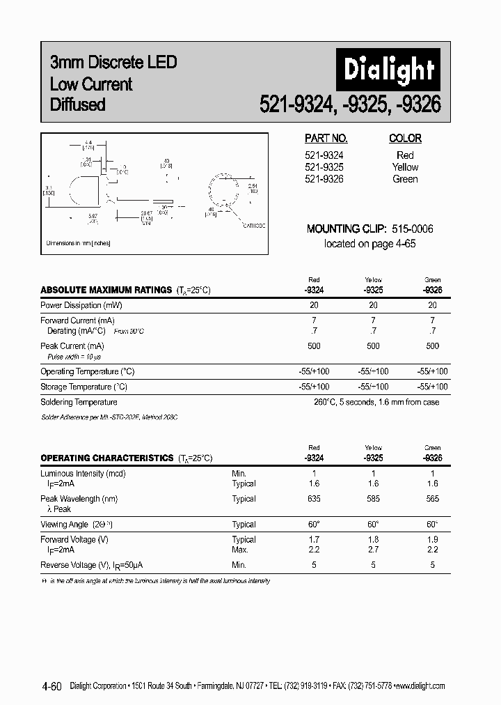 521-9325_5501098.PDF Datasheet