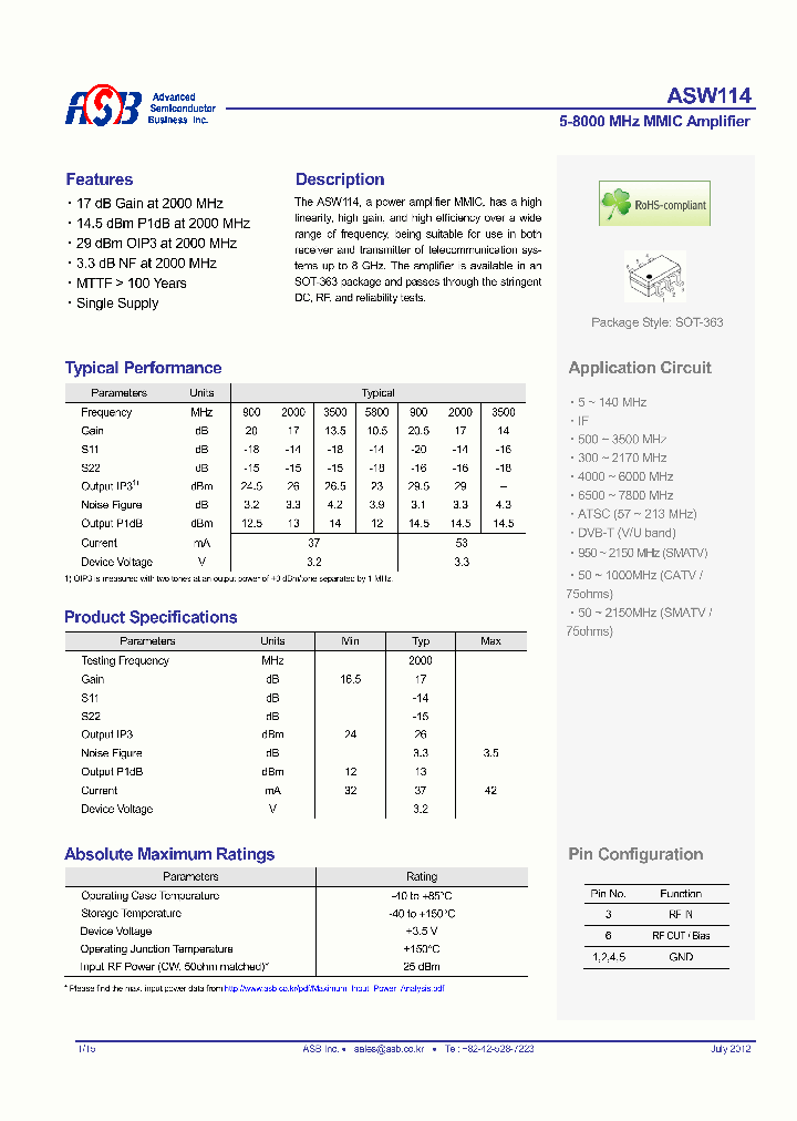 ASW114_5518939.PDF Datasheet