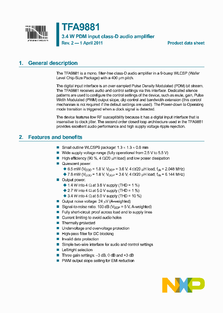 TFA98811104_5519233.PDF Datasheet