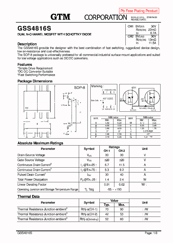 GSS4816S_5532320.PDF Datasheet