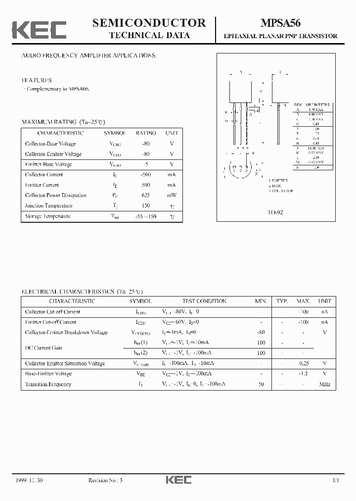 MPSA5699_5542097.PDF Datasheet