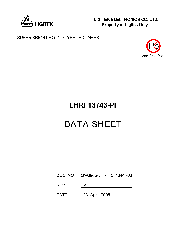 LHRF13743-PF_5542521.PDF Datasheet