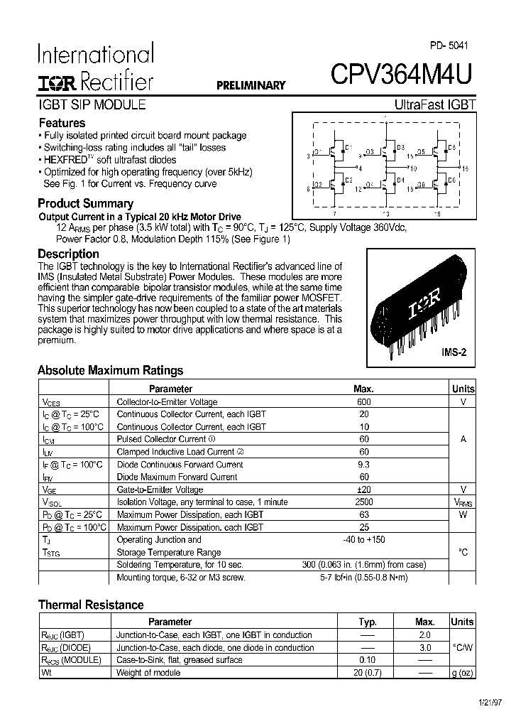 CPV364M4U_5558300.PDF Datasheet