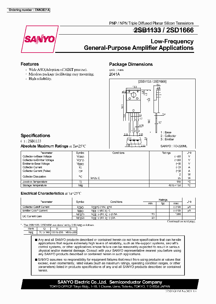 2SD1666_5587500.PDF Datasheet