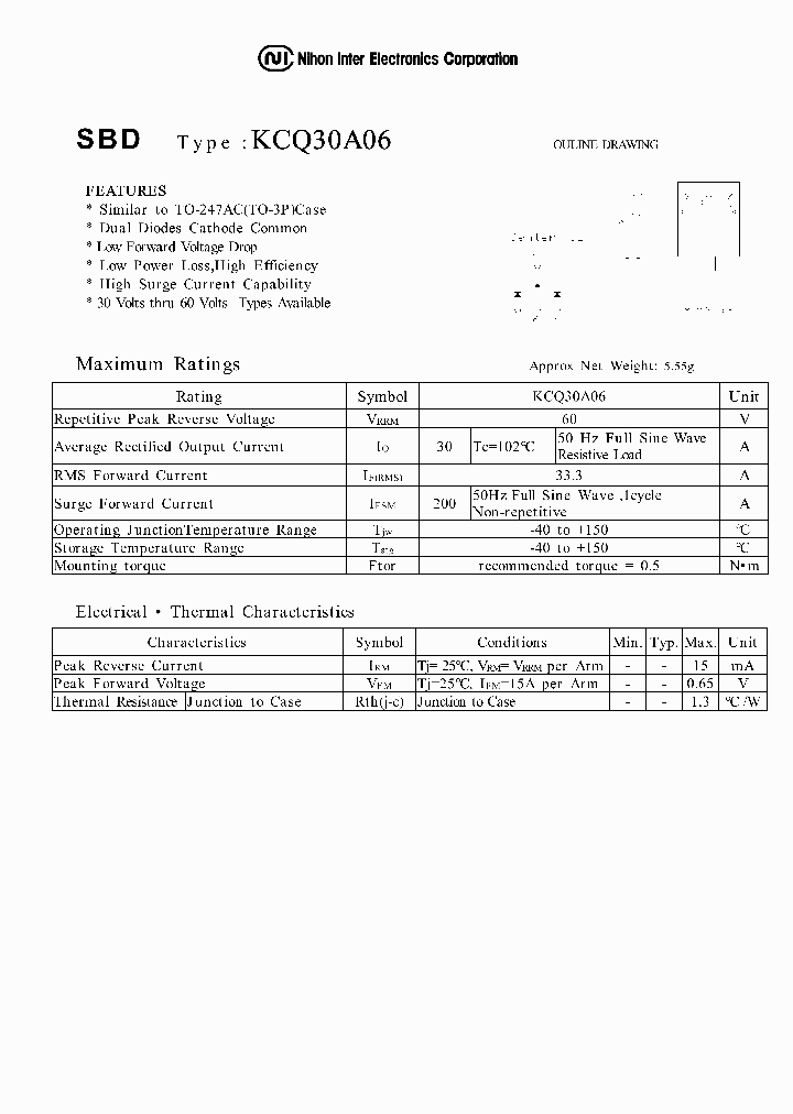 KCQ30A06_5589646.PDF Datasheet