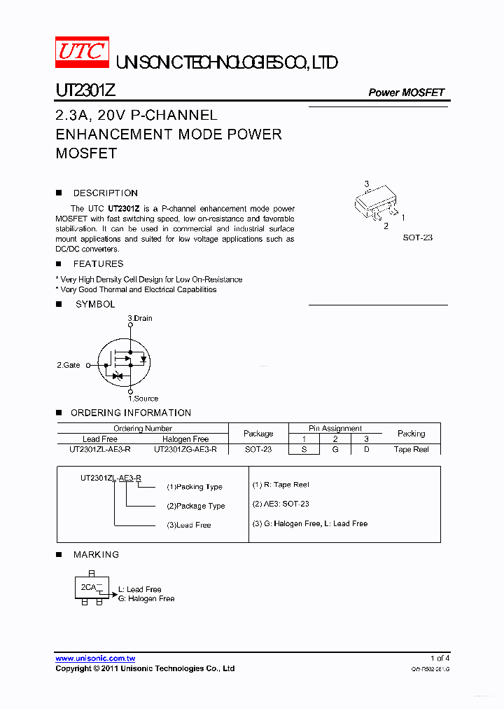 UT2301Z_5590318.PDF Datasheet