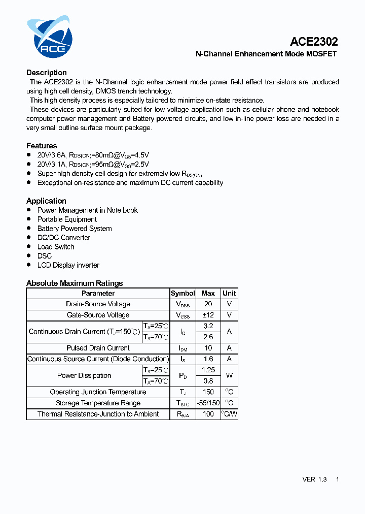 ACE230212_5610107.PDF Datasheet